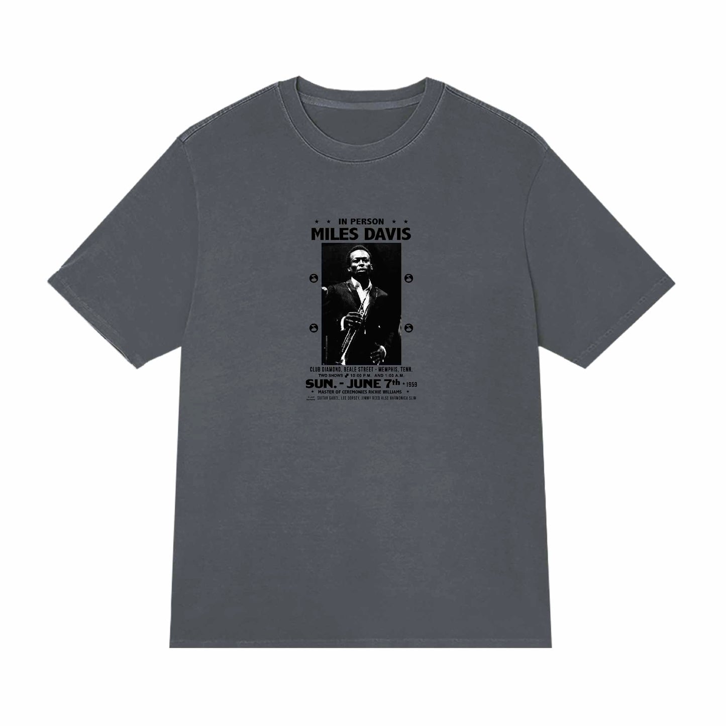 Miles Tee - Charcoal