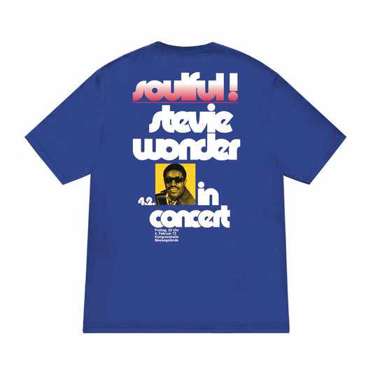 Soulful Stevie Tee - Cobalt Blue
