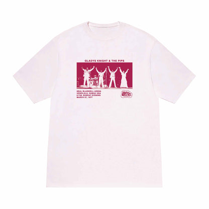 Gladys in Hawaii Tee - Light Pink