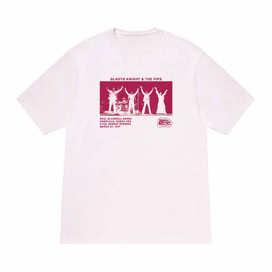 Gladys in Hawaii Tee - Light Pink