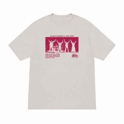 Gladys in Hawaii Tee - Cement