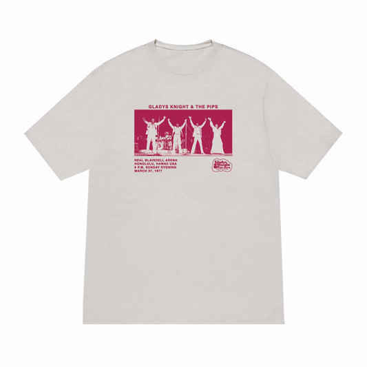 Gladys in Hawaii Tee - Cement