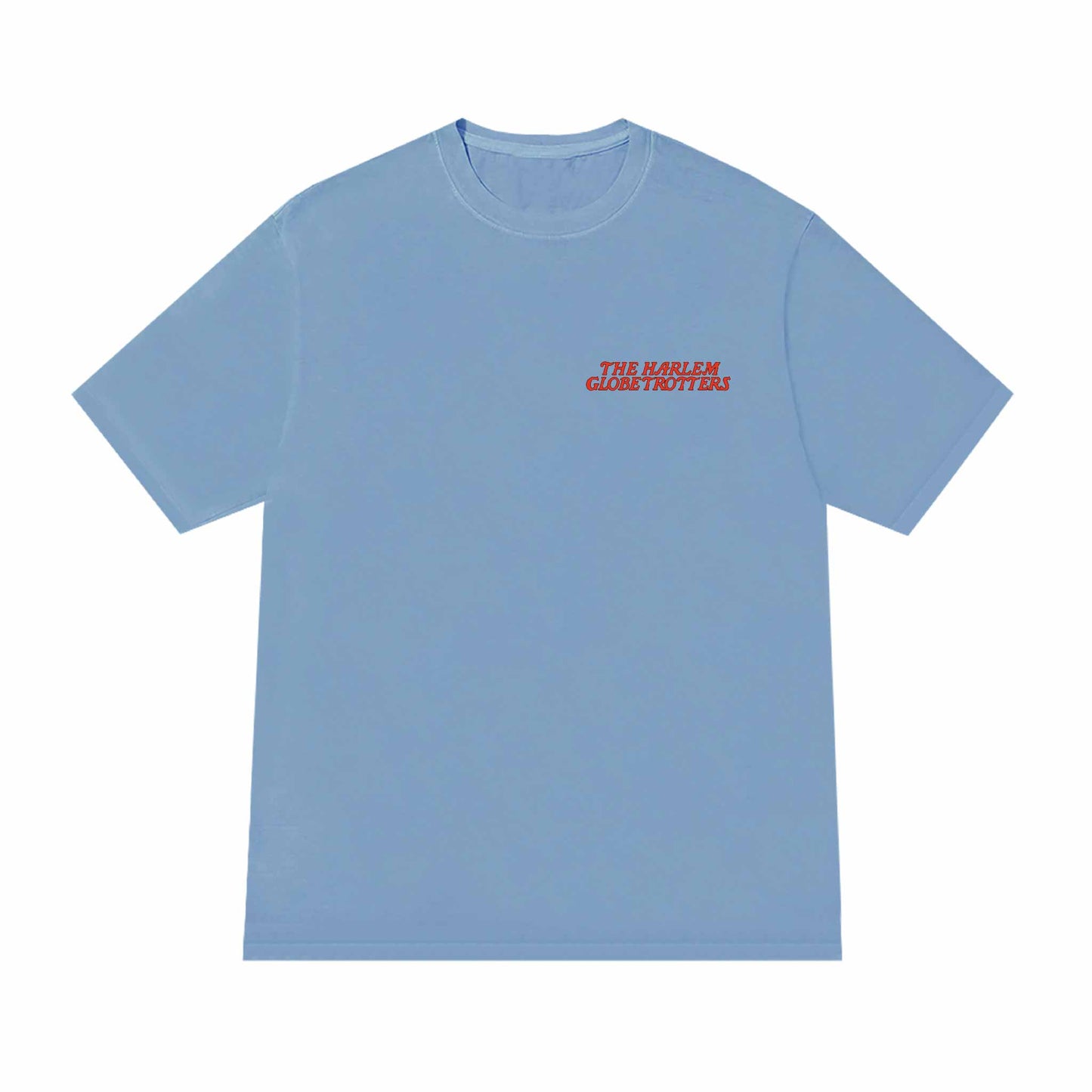 Harlem Globe Tee - Clear Blue