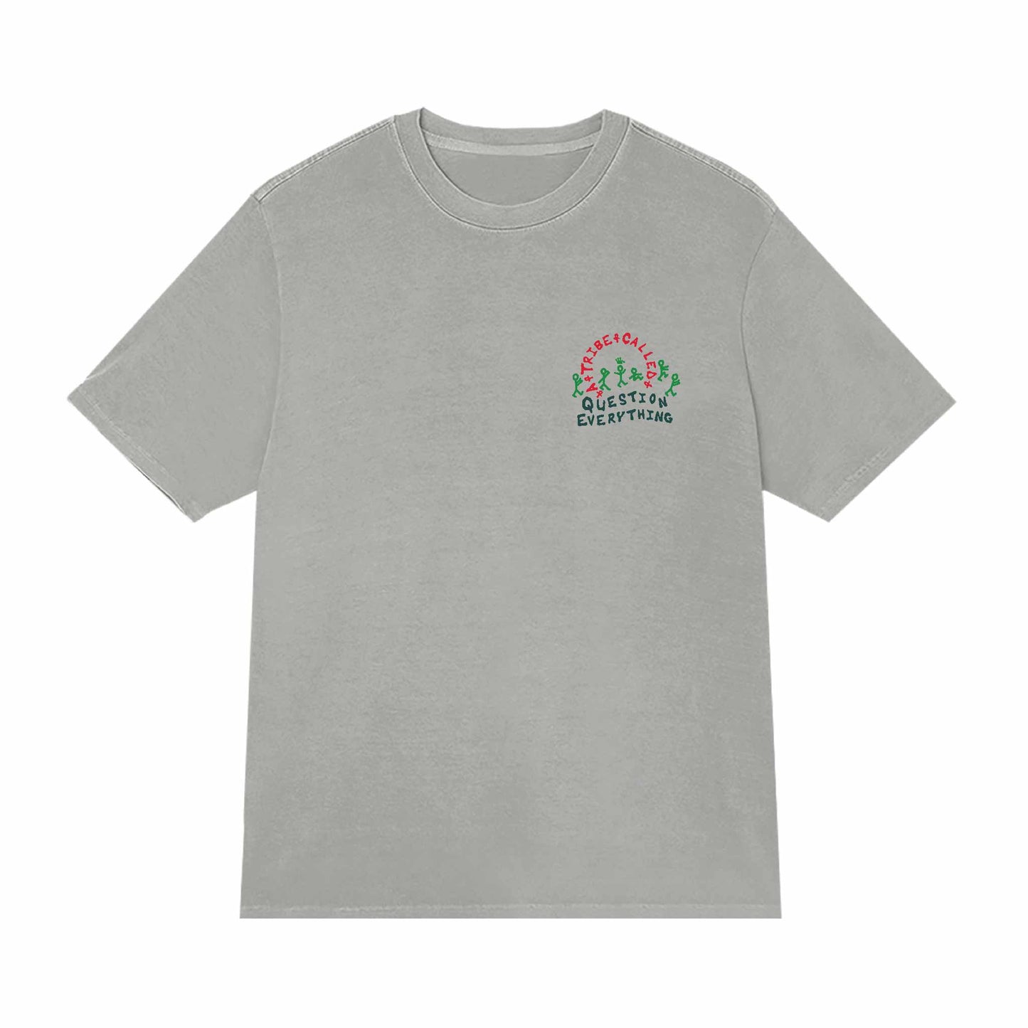 Question Everything Tee - Dark Silver