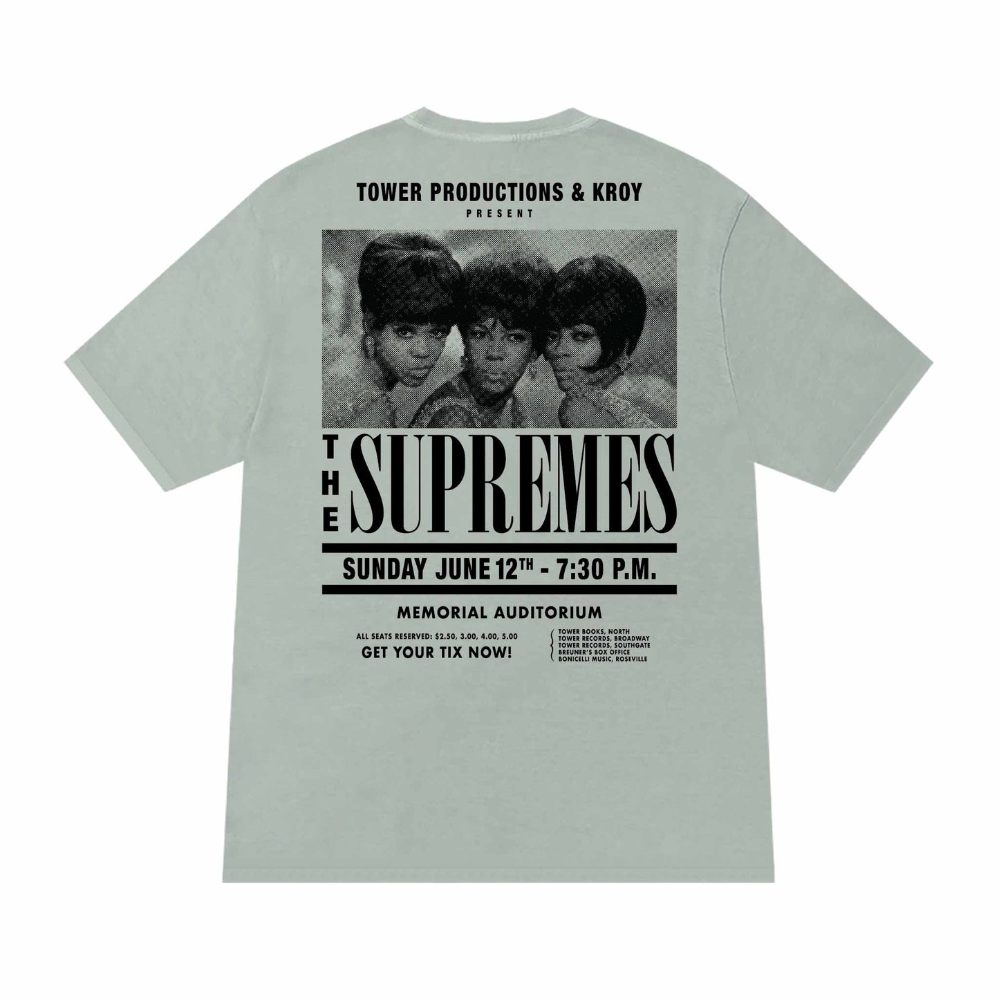 Supremes Triple Threat Tee - Sage