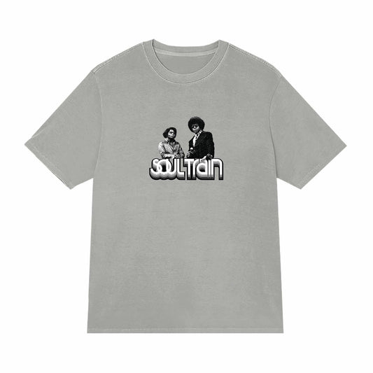 Soul Train Tee - Dark Silver