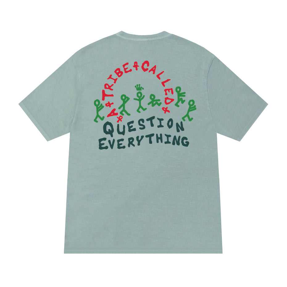 Question Everything Tee - Seafoam
