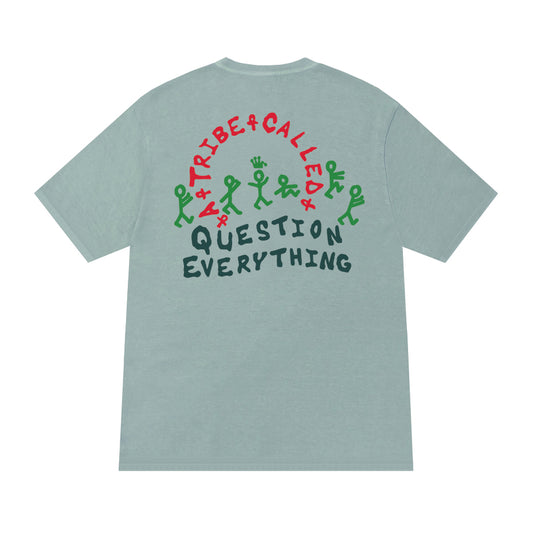 Question Everything Tee - Seafoam